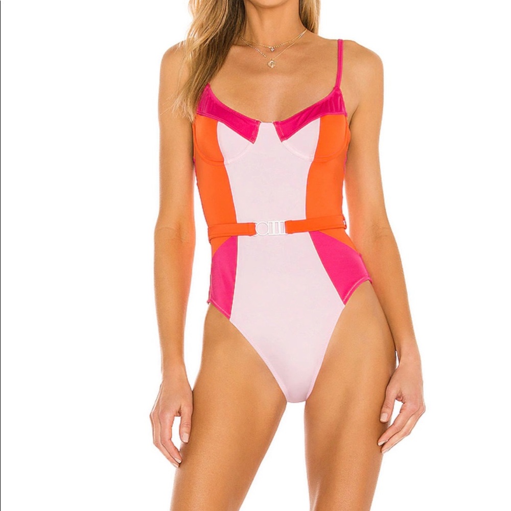 NEW solid and striped one piece
